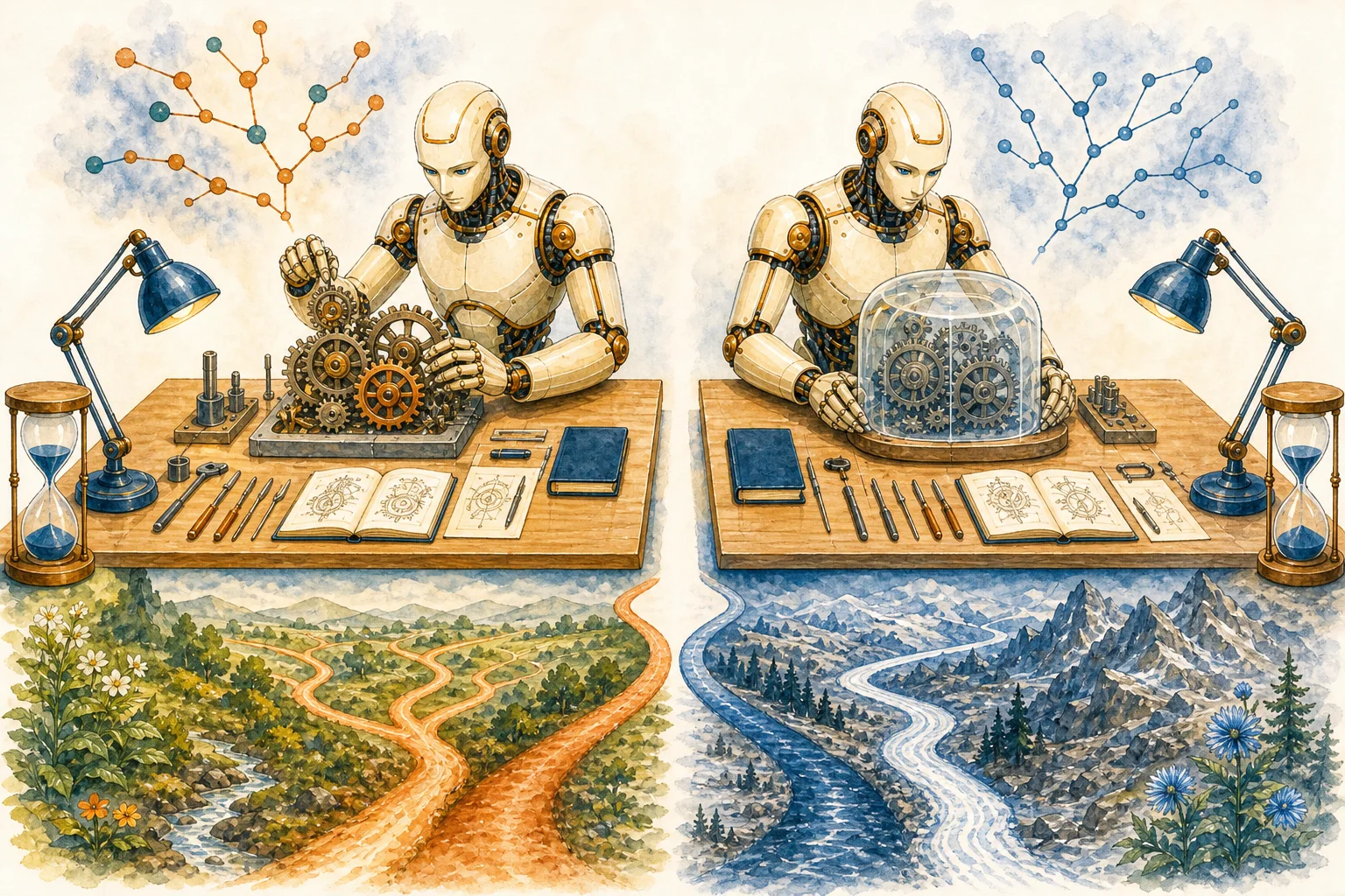 Matched systems with the same installed object and resource supply.